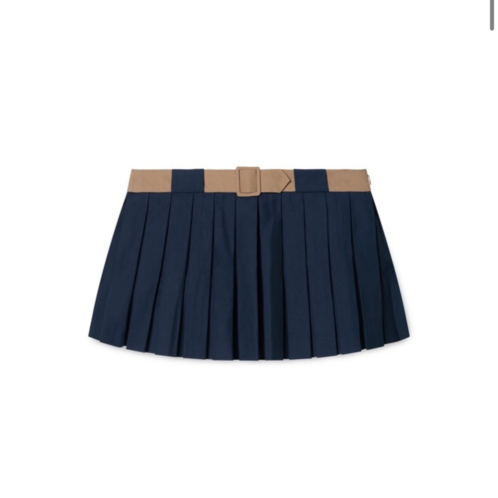 ORSEUND IRIS PLEATED MICRO MINI SKIRT